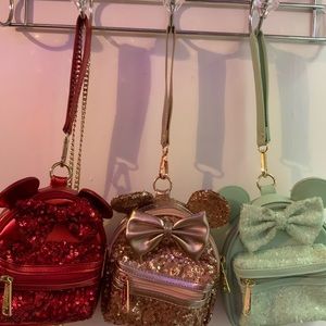 Disney Loungefly Sequin Wristlets